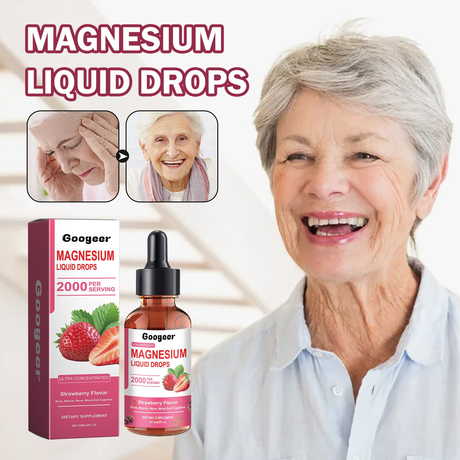 Dietary Supplement Drops, Relieve Physical Discomfort, Stress And Fatigue Supplement Body Nutrition Care Drops