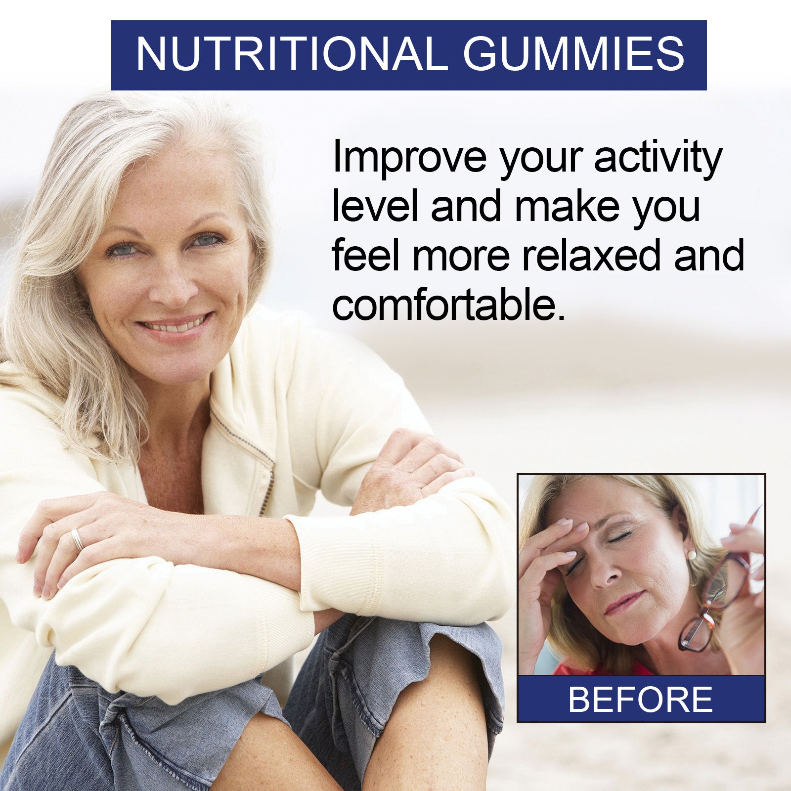 Dietary Fiber Nutrition Gummies, Body Care Supplement Gummies