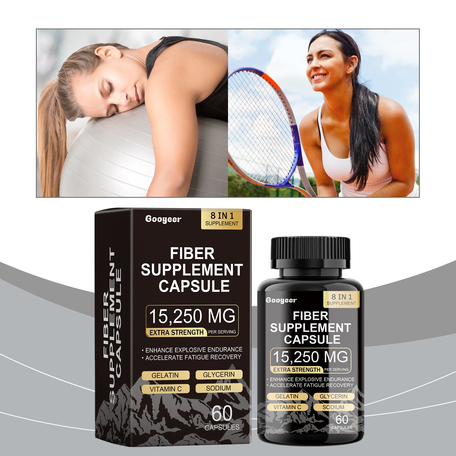 All-In-One Supplement Capsule, Fiber Supplement Capsule For Body Healing