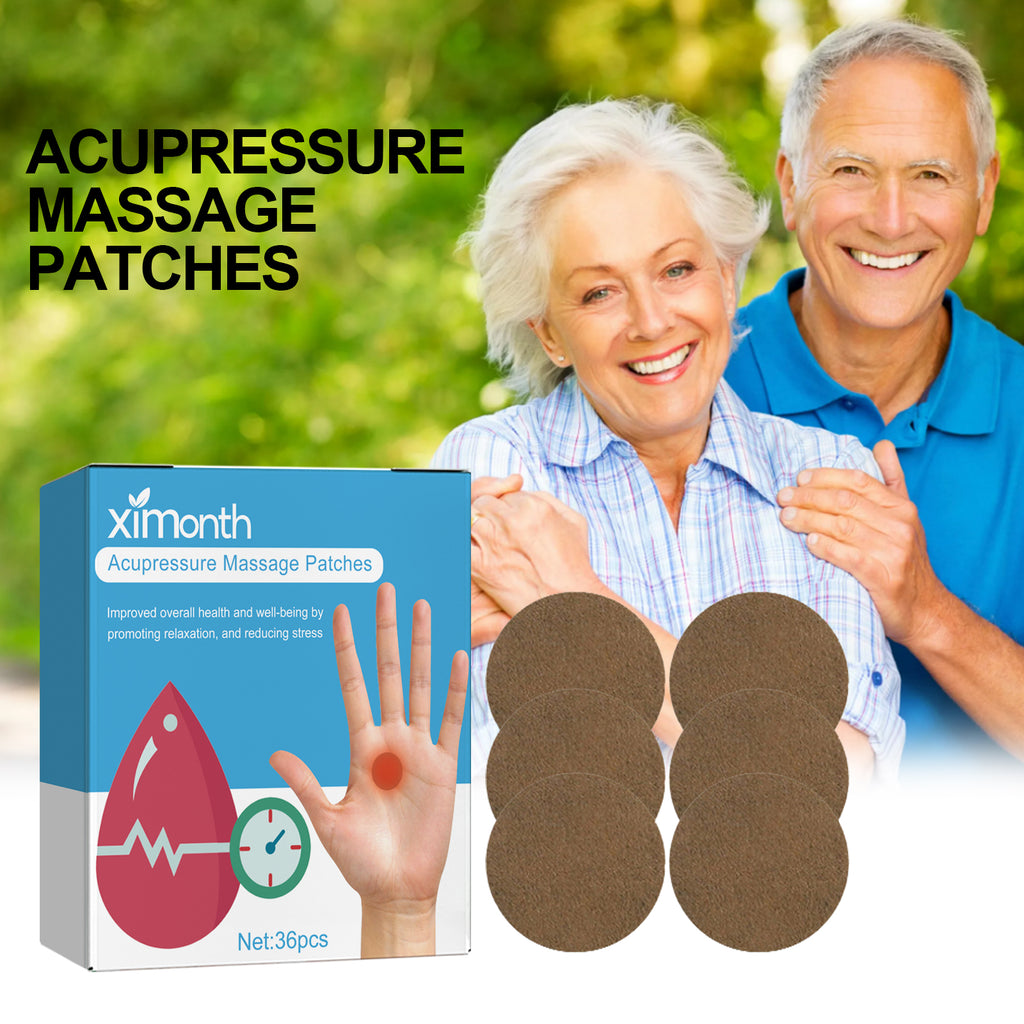 Acupressure Massage Patches, Ease dizzy is sick elderly health care