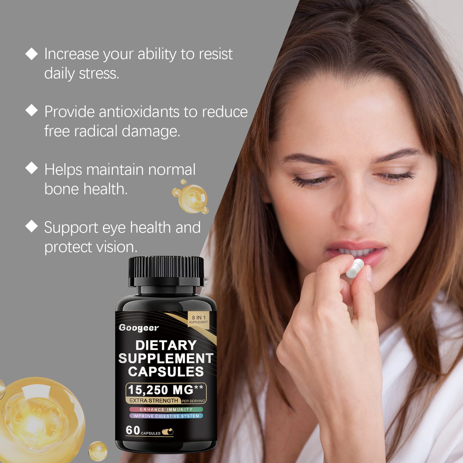Dietary Supplement Capsules, Dietary Supplement Capsules For Body Treatment